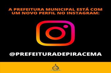 NOVO INSTAGRAM DA PREFEITURA 